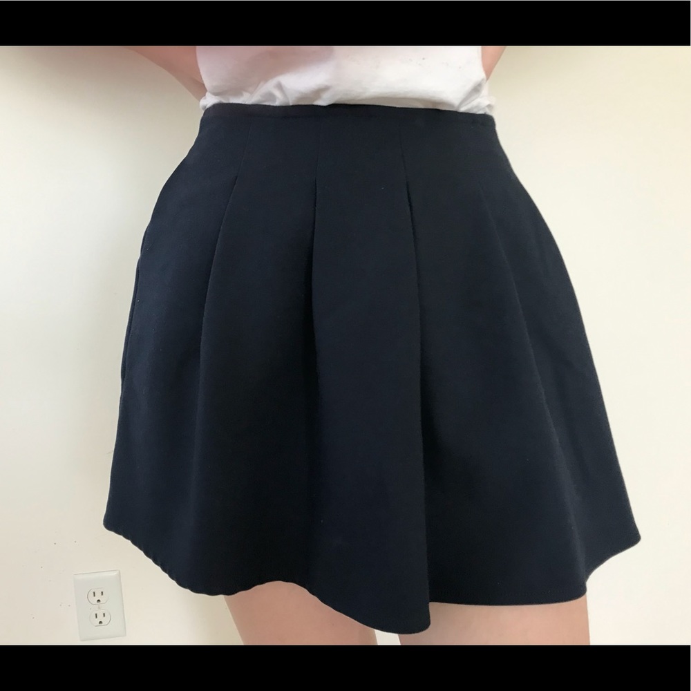 Navy Ruffled Skirt - Picture 6 of 6